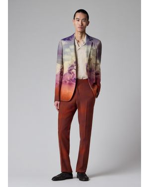 Paul Smith + Gabriela Hearst Sebastian Wool Trousers - Red
