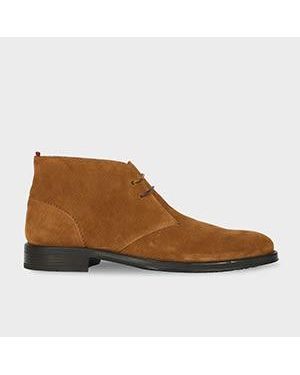 Paul Smith Tan Suede 'Wilbur' Boots - Brown