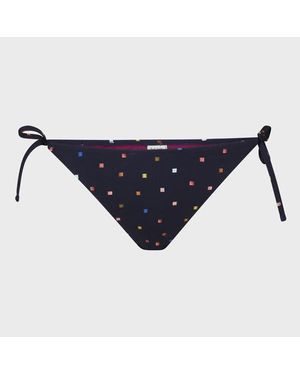 Paul Smith 'Tile Spot' Bikini Bottoms - Blue