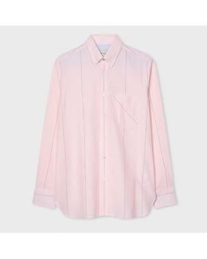 Paul Smith Regular-Fit Stripe Cotton Shirt - Pink