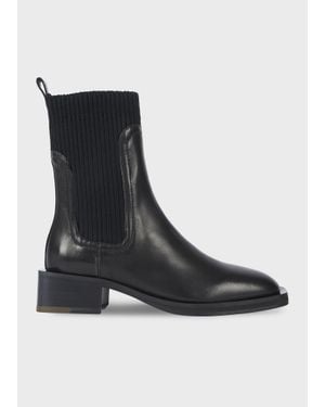 Paul Smith Leather 'Matola' Boots - Black