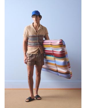 Paul Smith 'Signature Stripe' Swim Shorts - Blue