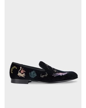 Paul Smith 'Little Beasts' 'Rudyard' Loafers - Black