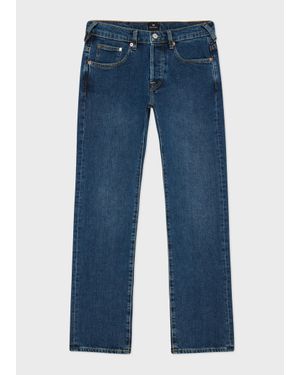 Paul Smith Standard-Fit 'Organic Vintage Stretch' Jeans - Blue