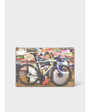 Paul Smith 'Paul's Studio' Print Card Holder - Blue