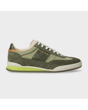 Paul Smith Khaki 'Dover' Trainers - Green
