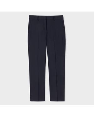 Paul Smith A Suit To Travel In - Slim-fit Navy Wool Trousers - Blue