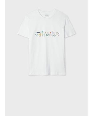 Paul Smith 'Bloom' Print T-Shirt - White