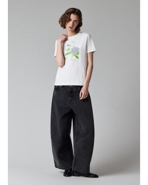 Paul Smith Cotton Flower' T-Shirt - Grey