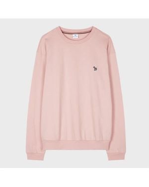 Paul Smith Cotton Zebra Logo Long-Sleeve T-Shirt - Pink