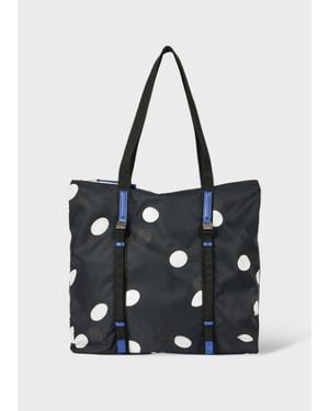 Paul Smith Polka Dot Tote Bag - Black