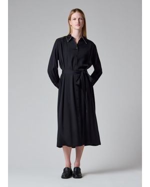 Paul Smith 'Swirl' Shirt Dress - Black