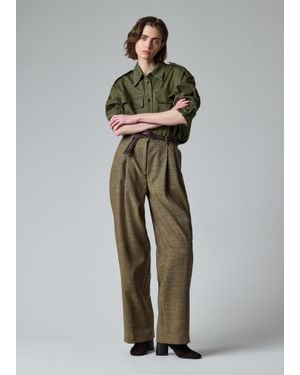 Paul Smith Cotton-Twill Utility Shirt - Green