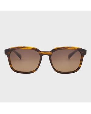 Paul Smith Striped 'Parfett' Sunglasses - Multicolour