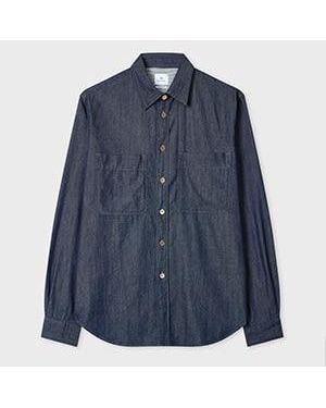 Paul Smith Casual-Fit Rinse Denim Shirt - Blue
