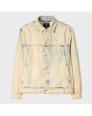 Paul Smith Bleach-Wash Denim Jacket - Natural