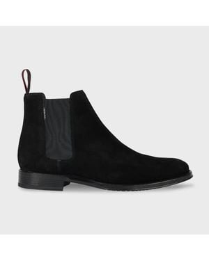 Paul Smith Suede 'Augustus' Boots - Black