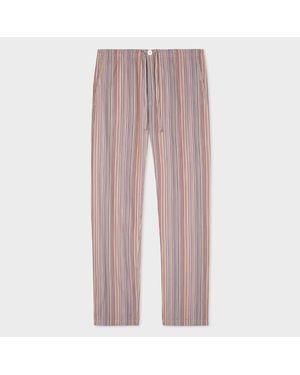 Paul Smith 'Signature Stripe' Pyjama Bottoms - Pink