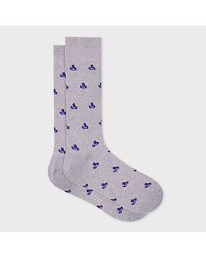 Paul Smith 'Duck' Socks - Purple