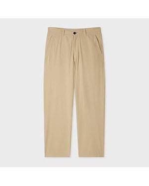 Paul Smith Relaxed-Fit Stone Cotton Chinos - Natural