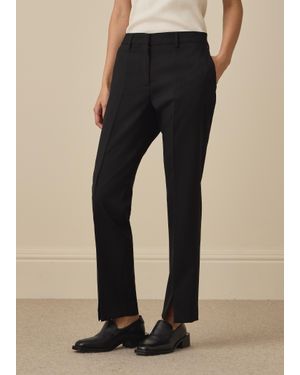 Paul Smith Wool Hopsack Tailored Trousers - Black