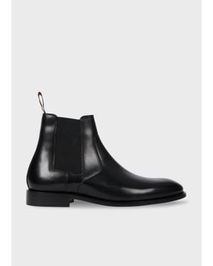 Paul Smith Leather 'Lawson' Boots - Black