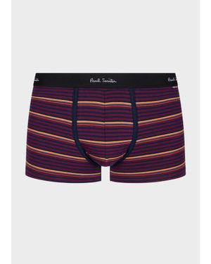 Paul Smith And Stripe Boxer Briefs - Purple