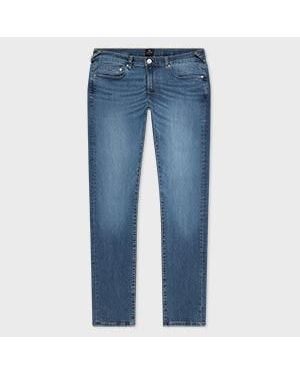 Paul Smith Slim-Fit Wash 'Organic Reflex Stretch' Jeans - Blue