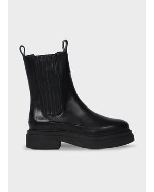 Paul Smith Leather 'Dalias' Chelsea Boots - Black