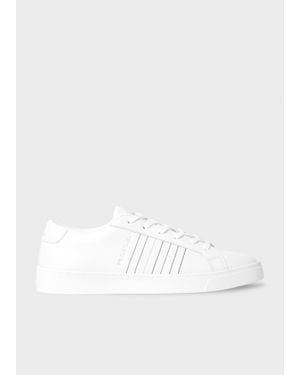 Paul Smith Leather 'Aaron' Trainers - White