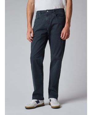 Paul Smith Relaxed Tapered-Fit Cotton-Twill Trousers - Blue
