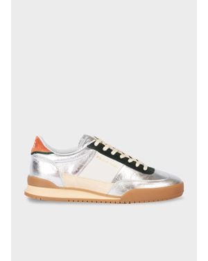 Paul Smith Leather 'Dover' Retro Gum Trainers - Red