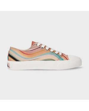 Paul Smith 'Marble Swirl' Platform Trainers - Pink