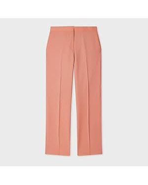 Paul Smith Slim-Fit Wool-Mohair Trousers - Pink
