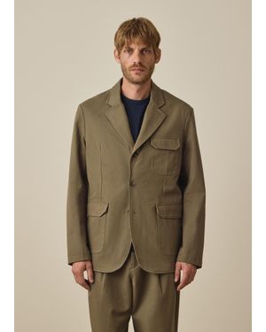 Paul Smith Cotton-Twill Utility Blazer - Natural