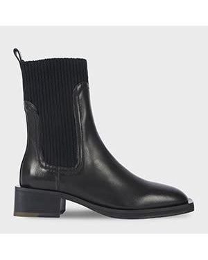 Paul Smith Leather 'Matola' Boots - Black