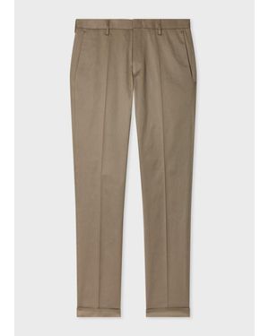 Paul Smith Slim-Fit Cotton-Stretch Chinos - Natural