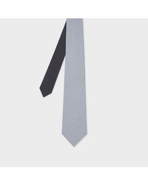 Paul Smith Silk Polka Dot Tie - Purple
