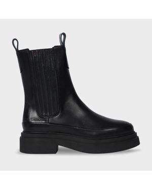 Paul Smith Leather 'Dalias' Chelsea Boots - Black