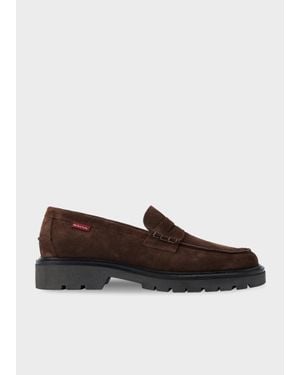 Paul Smith Suede 'Bolzano' Loafers - Brown