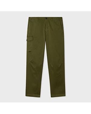 Paul Smith Khaki Cargo Trousers - Green