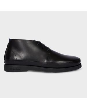 Paul Smith Leather 'Crane' Chukka Boots - Black