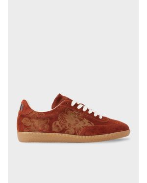 Paul Smith Rust 'Como' Suede Trainers - Brown