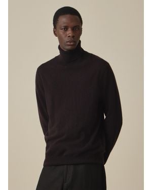 Paul Smith Cashmere Roll Neck Jumper - Black