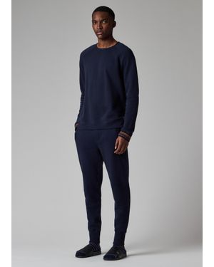 Paul Smith Men Pant Artist Rib - Blue