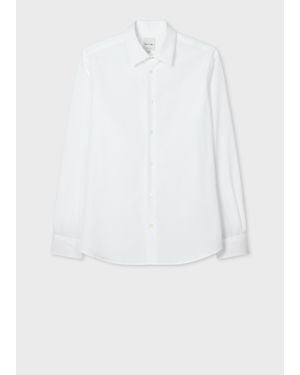 Paul Smith Slim-Fit Cotton Poplin Shirt - White