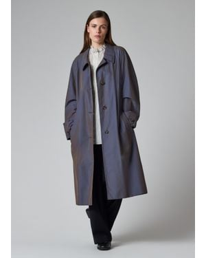 Paul Smith Tonic Cotton Mac - Blue