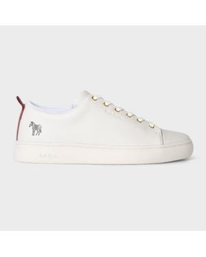 Paul Smith Lee Leather Cupsole Trainers - White