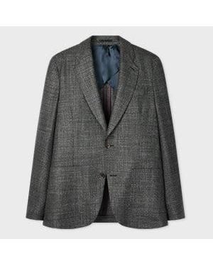 Paul Smith Wool-Silk Buggy-Lined Blazer - Grey