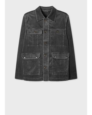 Paul Smith Corduroy Utility Jacket - Black
